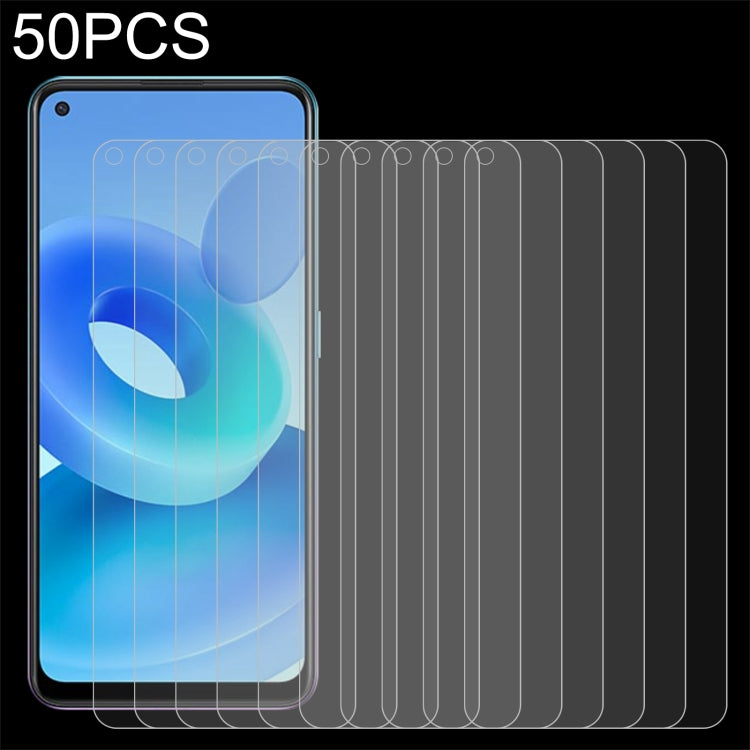 50 pellicole in vetro temperato da 0,26 mm 9H 2,5D, For OPPO A35 / A54S (25 PCS), For OPPO A95G (25 PCS), For OPPO K9 (25 PCS)