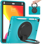 Custodia silicone con supporto rotante per iPad 9.7