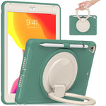 Custodia silicone con supporto rotante per iPad 9.7