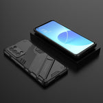 Punk Armor 2 in 1 PC + custodia antiurto in TPU con supporto invisibile, For OPPO Reno6 Pro+ 5G