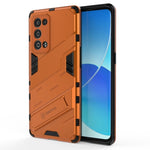 Punk Armor 2 in 1 PC + custodia antiurto in TPU con supporto invisibile, For OPPO Reno6 Pro+ 5G