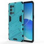 Punk Armor 2 in 1 PC + custodia antiurto in TPU con supporto invisibile, For OPPO Reno6 Pro+ 5G
