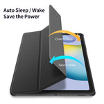 DUX DUCIS TOBY Series Antiskid PU Leather + PC + TPU Custodia a ribalta orizzontale con supporto e slot per penna e funzione Sleep / Wake-up, For Samsung Galaxy Tab S8+ / Tab S8 Plus /  Tab S7 FE / Tab S7+, For Samsung Galaxy Tab S6 Lite