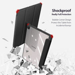 DUX DUCIS TOBY Series Antiskid PU Leather + PC + TPU Custodia a ribalta orizzontale con supporto e slot per penna e funzione Sleep / Wake-up, For Samsung Galaxy Tab S8+ / Tab S8 Plus /  Tab S7 FE / Tab S7+, For Samsung Galaxy Tab S6 Lite