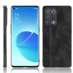 Custodia antiurto per PC + PU + TPU in pelle modello mucca cucita antiurto, For OPPO Reno6 Pro+, For OPPO Reno6 Pro, For OPPO Realme C11 2021 / Realme C20, For OPPO Realme C21