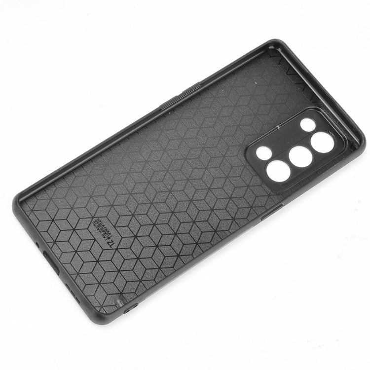 Custodia antiurto per PC + PU + TPU in pelle modello mucca cucita antiurto, For OPPO Reno6 Pro+, For OPPO Reno6 Pro, For OPPO Realme C11 2021 / Realme C20, For OPPO Realme C21