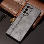 Custodia antiurto per PC + PU + TPU in pelle modello mucca cucita antiurto, For OPPO Reno6 Pro+, For OPPO Reno6 Pro, For OPPO Realme C11 2021 / Realme C20, For OPPO Realme C21