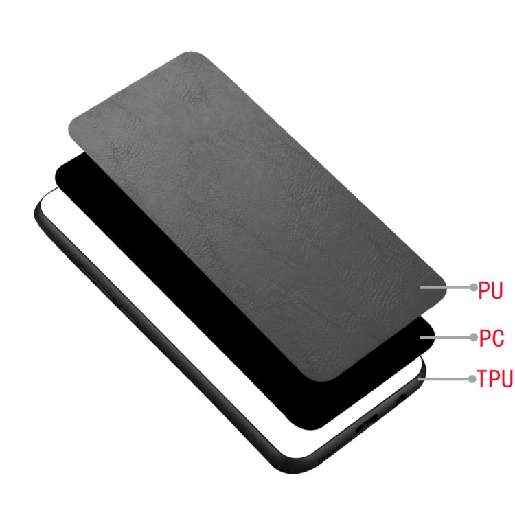 Custodia antiurto per PC + PU + TPU in pelle modello mucca cucita antiurto, For OPPO Reno6 Pro+, For OPPO Reno6 Pro, For OPPO Realme C11 2021 / Realme C20, For OPPO Realme C21