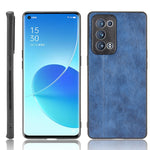 Custodia antiurto per PC + PU + TPU in pelle modello mucca cucita antiurto, For OPPO Reno6 Pro+, For OPPO Reno6 Pro, For OPPO Realme C11 2021 / Realme C20, For OPPO Realme C21