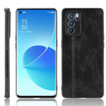 Custodia antiurto per PC + PU + TPU in pelle modello mucca cucita antiurto, For OPPO Reno6 Pro+, For OPPO Reno6 Pro, For OPPO Realme C11 2021 / Realme C20, For OPPO Realme C21