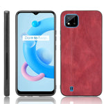 Custodia antiurto per PC + PU + TPU in pelle modello mucca cucita antiurto, For OPPO Reno6 Pro+, For OPPO Reno6 Pro, For OPPO Realme C11 2021 / Realme C20, For OPPO Realme C21