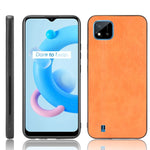 Custodia antiurto per PC + PU + TPU in pelle modello mucca cucita antiurto, For OPPO Reno6 Pro+, For OPPO Reno6 Pro, For OPPO Realme C11 2021 / Realme C20, For OPPO Realme C21