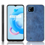 Custodia antiurto per PC + PU + TPU in pelle modello mucca cucita antiurto, For OPPO Reno6 Pro+, For OPPO Reno6 Pro, For OPPO Realme C11 2021 / Realme C20, For OPPO Realme C21