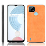 Custodia antiurto per PC + PU + TPU in pelle modello mucca cucita antiurto, For OPPO Reno6 Pro+, For OPPO Reno6 Pro, For OPPO Realme C11 2021 / Realme C20, For OPPO Realme C21