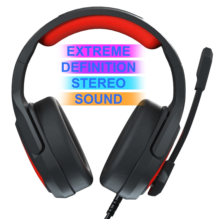 Anivia MH602 Cuffie da gioco cablate da 3,5 mm con microfono, MH602 (Black Red), MH602 (Black Blue), MH602 (Black Purple)