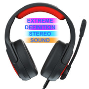 Anivia MH602 Cuffie da gioco cablate da 3,5 mm con microfono, MH602 (Black Red), MH602 (Black Blue), MH602 (Black Purple)