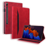 Custodia in pelle a libro per Samsung Galaxy Tab S8+ e S7+