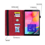 Custodia in pelle a libro per Samsung Galaxy Tab S8+ e S7+