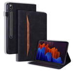 Custodia in pelle a libro per Samsung Galaxy Tab S8+ e S7+