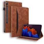 Custodia in pelle a libro per Samsung Galaxy Tab S8+ e S7+