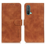 KHAZNEH Retro Texture PU + TPU Custodia in pelle a vibrazione orizzontale con supporto, slot per carte e portafoglio, For OnePlus Nord CE 5G