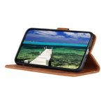 KHAZNEH Retro Texture PU + TPU Custodia in pelle a vibrazione orizzontale con supporto, slot per carte e portafoglio, For OnePlus Nord CE 5G