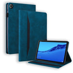 Custodia in pelle pieghevole orizzontale antiurto da lavoro con supporto e slot per schede, cornice per foto e slot per penna, For Huawei MediaPad C5 / M5 10.1 inch, For Samsung Galaxy Tab A 8.0 2019 SM-T290 / SM-T295