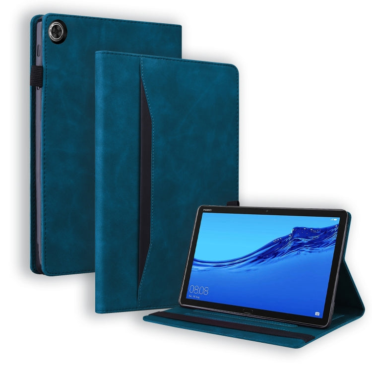 Custodia in pelle pieghevole orizzontale antiurto da lavoro con supporto e slot per schede, cornice per foto e slot per penna, For Huawei MediaPad C5 / M5 10.1 inch, For Samsung Galaxy Tab A 8.0 2019 SM-T290 / SM-T295