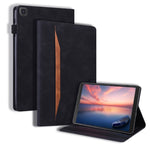 Custodia in pelle pieghevole orizzontale antiurto da lavoro con supporto e slot per schede, cornice per foto e slot per penna, For Huawei MediaPad C5 / M5 10.1 inch, For Samsung Galaxy Tab A 8.0 2019 SM-T290 / SM-T295