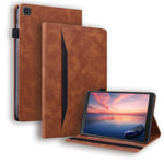 Custodia in pelle pieghevole orizzontale antiurto da lavoro con supporto e slot per schede, cornice per foto e slot per penna, For Huawei MediaPad C5 / M5 10.1 inch, For Samsung Galaxy Tab A 8.0 2019 SM-T290 / SM-T295