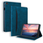 Custodia in pelle pieghevole orizzontale antiurto da lavoro con supporto e slot per schede, cornice per foto e slot per penna, For Huawei MediaPad C5 / M5 10.1 inch, For Samsung Galaxy Tab A 8.0 2019 SM-T290 / SM-T295