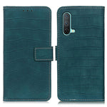 Custodia in pelle a vibrazione orizzontale con struttura in coccodrillo con supporto, portafoglio, fessure per carte e cornice per foto, For OnePlus Nord CE 5G