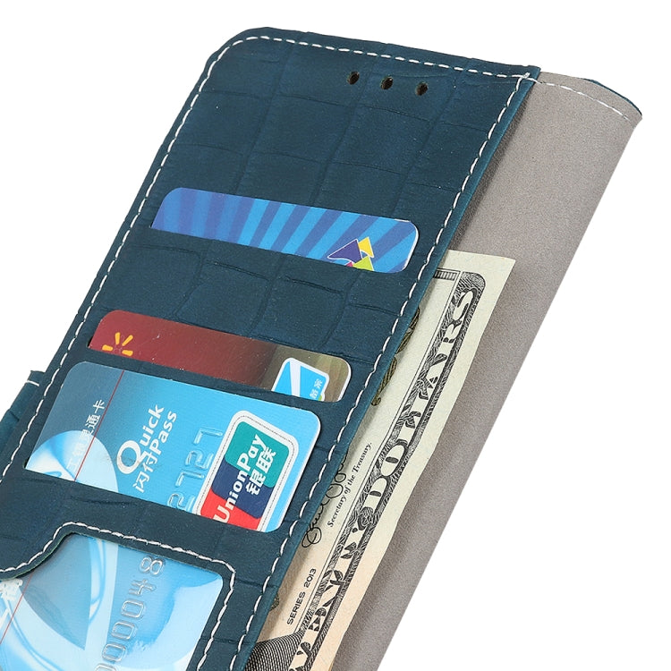 Custodia in pelle a vibrazione orizzontale con struttura in coccodrillo con supporto, portafoglio, fessure per carte e cornice per foto, For OnePlus Nord CE 5G