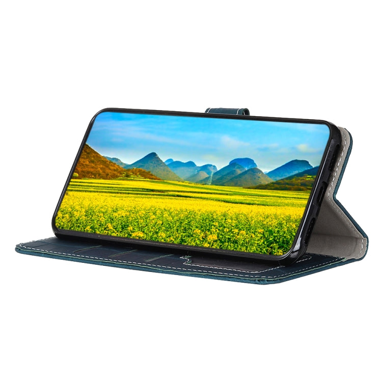 Custodia in pelle a vibrazione orizzontale con struttura in coccodrillo con supporto, portafoglio, fessure per carte e cornice per foto, For OnePlus Nord CE 5G