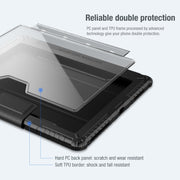 NILLKIN Bumper Pro Custodia orizzontale in pelle con apertura e supporto per penna e funzione Sleep/Wake-up, For iPad Pro 12.9 2022 / 2021 / 2020