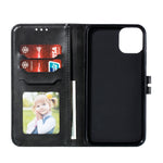 Custodia portafoglio in pelle con slot carte per iPhone 13 Pro