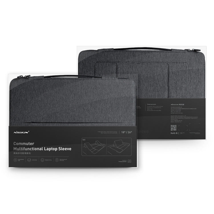 NILLKIN Borsa portaoggetti multifunzionale per laptop con supporto, versione classica, For 14 inch and Below Laptop, For 16.1 inch and Below Laptop