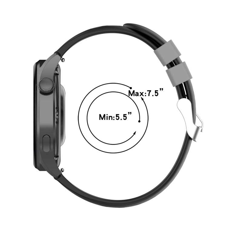 Per Huawei Watch 3/3 Pro Cinturino di ricambio in silicone bicolore da 22 mm