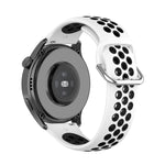 Per Huawei Watch 3/3 Pro 22mm Sport Cinturino di ricambio in silicone bicolore