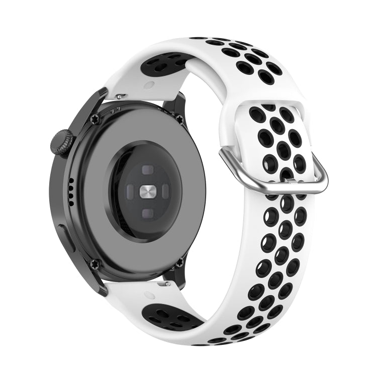 Per Huawei Watch 3/3 Pro 22mm Sport Cinturino di ricambio in silicone bicolore
