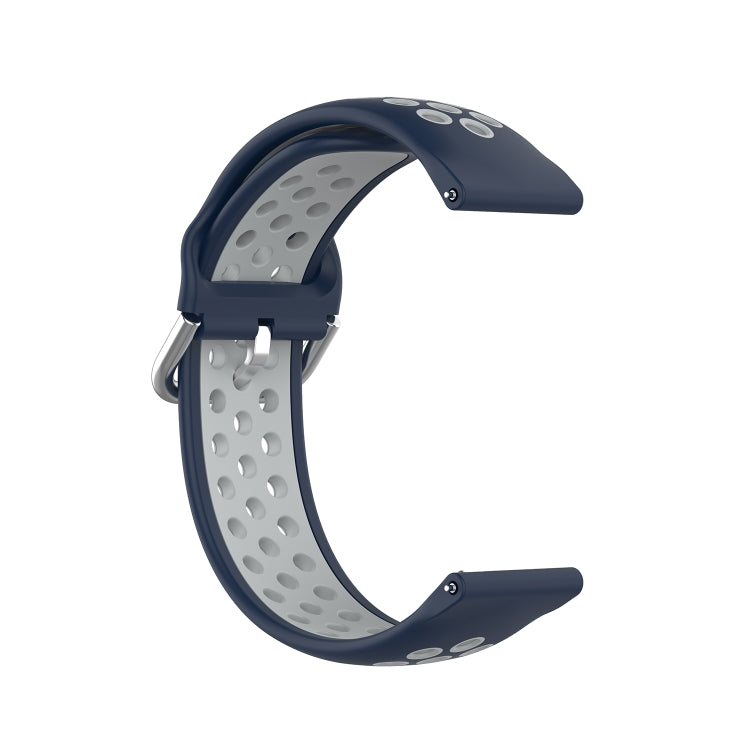 Per Huawei Watch 3/3 Pro 22mm Sport Cinturino di ricambio in silicone bicolore