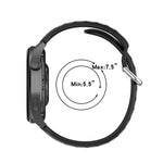 Per Huawei Watch 3/3 Pro 22mm Sport Cinturino di ricambio in silicone bicolore