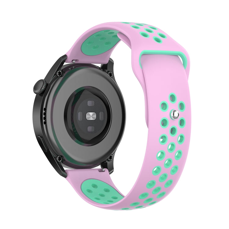 Per Huawei Watch 3/3 Pro Cinturino di ricambio in silicone bicolore da 22 mm