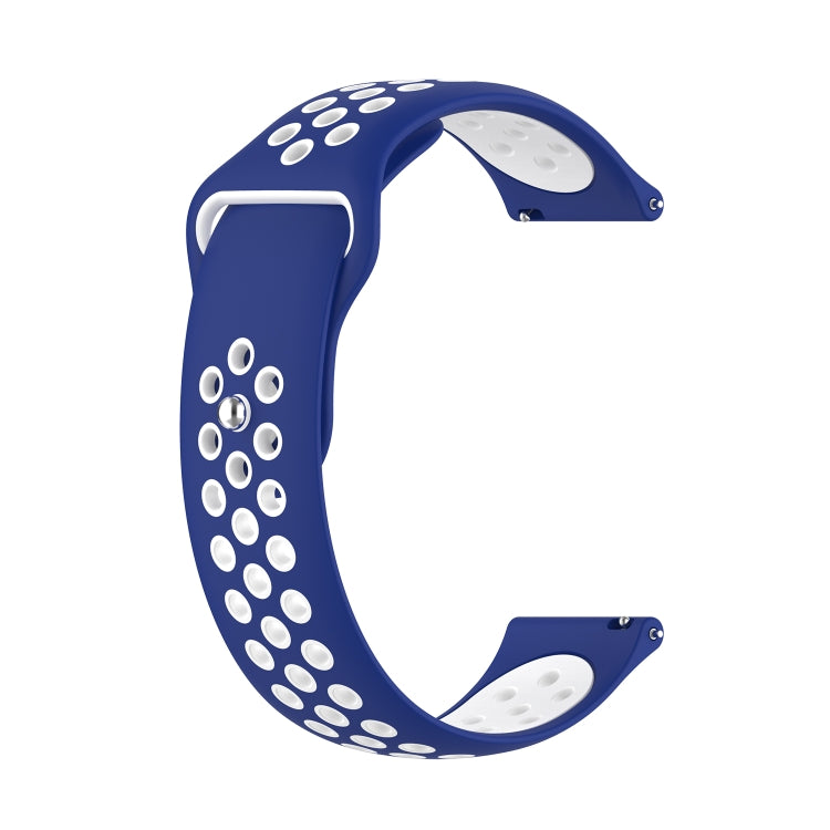 Per Huawei Watch 3/3 Pro Cinturino di ricambio in silicone bicolore da 22 mm
