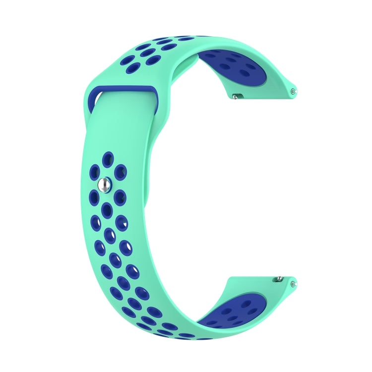 Per Huawei Watch 3/3 Pro Cinturino di ricambio in silicone bicolore da 22 mm