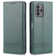 AZNS Custodia in pelle a vibrazione orizzontale con struttura in vitello magnetico con slot per carte, supporto e portafoglio, For Xiaomi Redmi Note 10 Pro 5G
