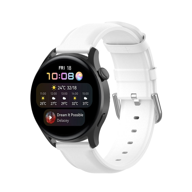 Cinturino in pelle 22mm per Huawei Watch 3/3 Pro