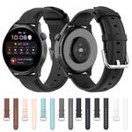 Cinturino in pelle 22mm per Huawei Watch 3/3 Pro
