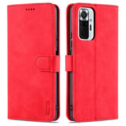 AZNS Skin Feel Calf Texture Custodia in pelle con apertura orizzontale con slot per carte, supporto e portafoglio, For Xiaomi Redmi Note 9 4G, For Xiaomi Poco M3, For Xiaomi Redmi Note 10 Pro Max