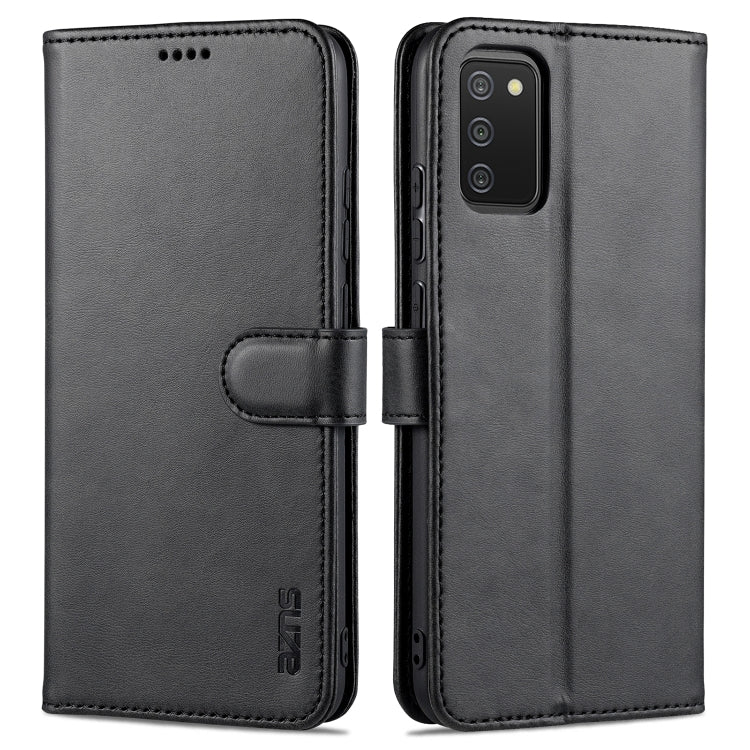 AZNS Skin Feel Calf Texture Custodia in pelle con apertura orizzontale con slot per carte, supporto e portafoglio, For Samsung Galaxy A02, For Samsung Galaxy A02s